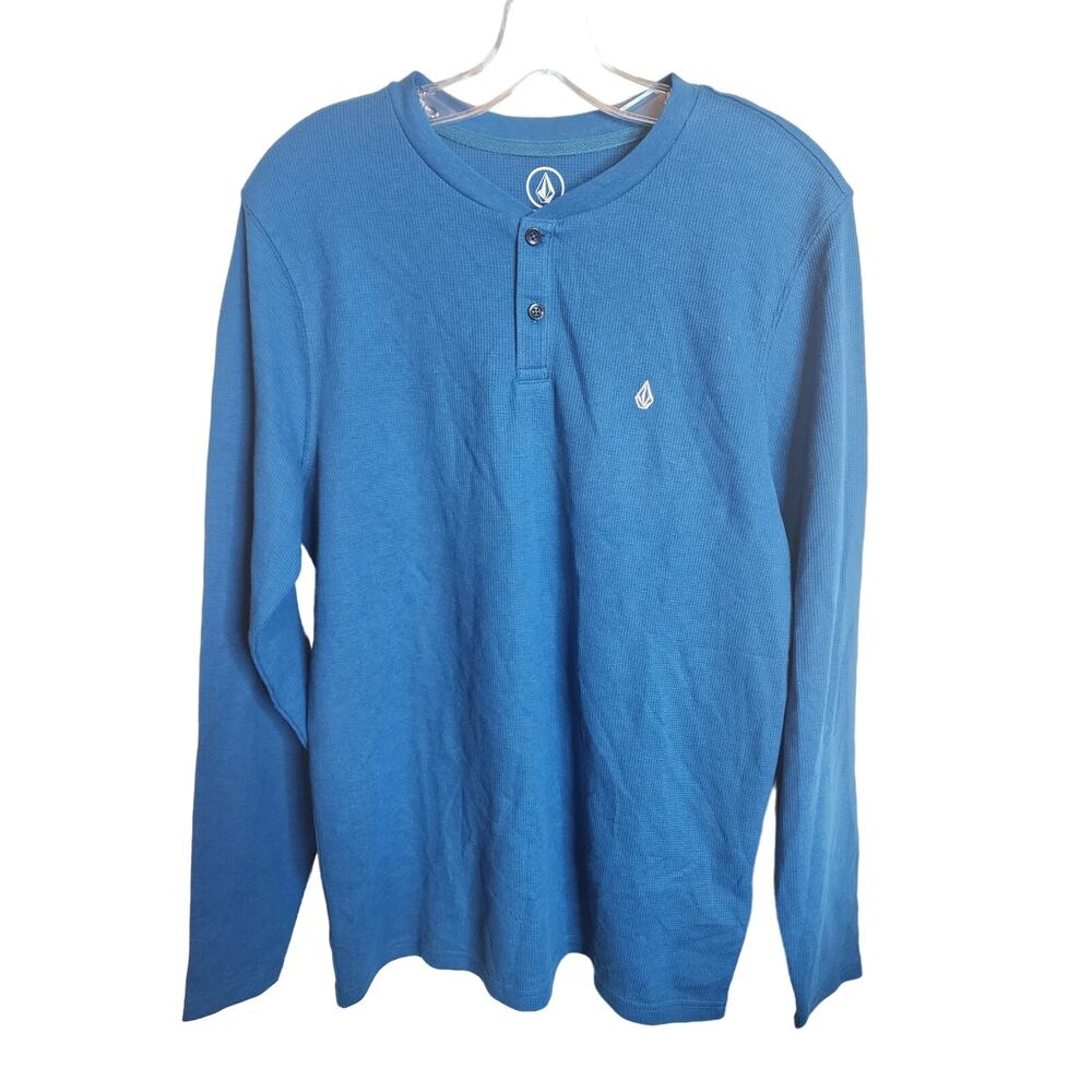 Volcom Thermal Henley, Teal, NWT, Small